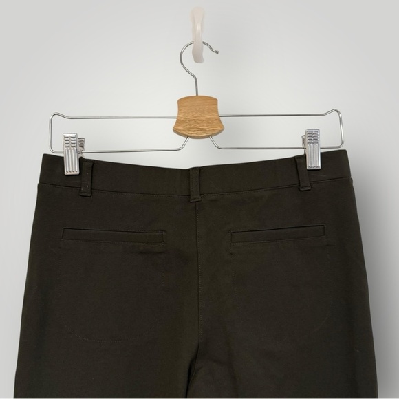 QUINCE Ultra-Stretch Ponte Straight Leg 4-Pocket Pants Olive Green Sz M - Picture 12 of 15